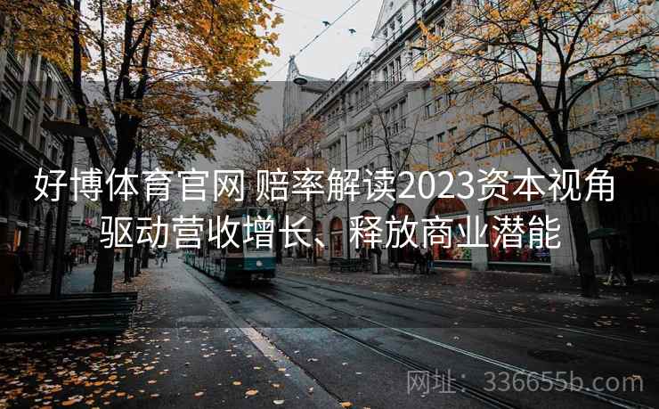 好博体育官网 赔率解读2023资本视角 驱动营收增长、释放商业潜能