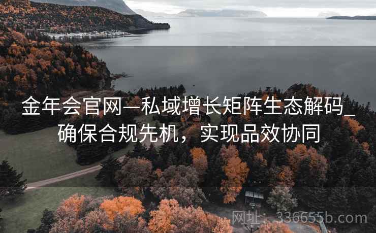 金年会官网—私域增长矩阵生态解码_确保合规先机，实现品效协同