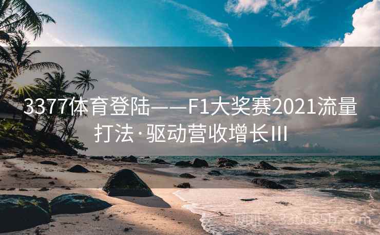 3377体育登陆——F1大奖赛2021流量打法·驱动营收增长Ⅲ